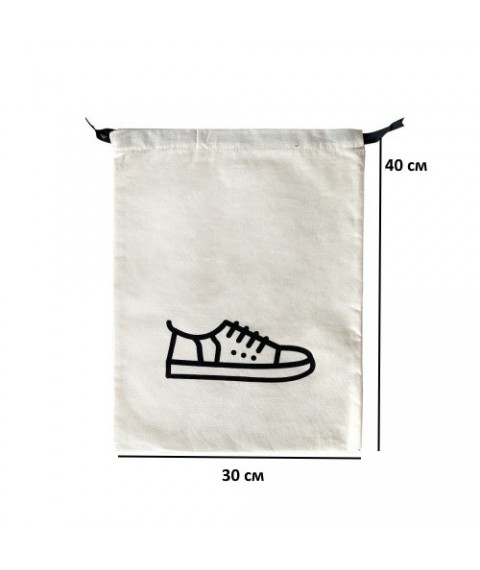 Cotton shoe bag 30*40 cm Shoes (light)