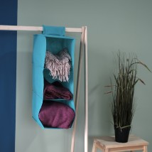 Hanging shelves for things M (azure)