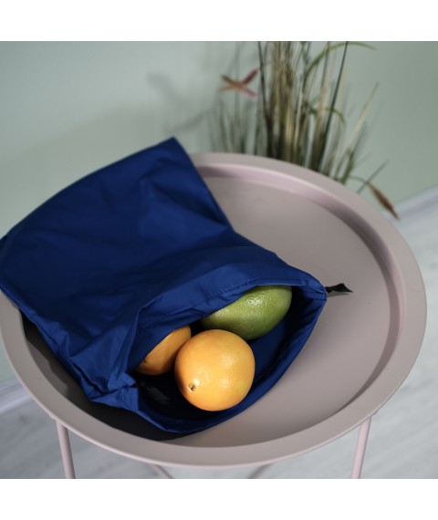 Nylon grocery bag L 30*40 cm (blue)