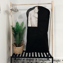 Чехол для одежды длиной 120 см (черный)