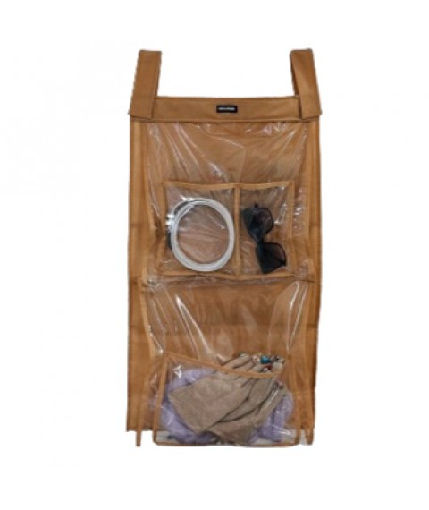 Hanging organizer for storing bags Plus ORGANIZE (beige)