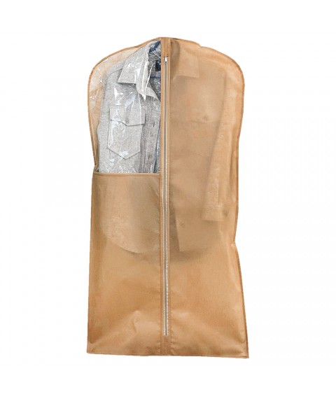 Coat case length 120 cm (beige)