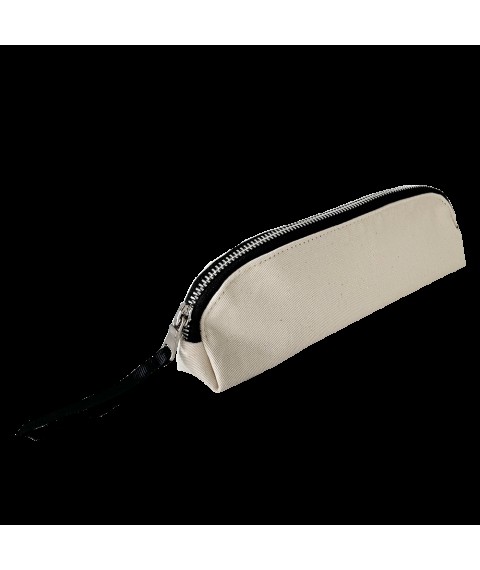 Cotton cosmetic bag - pencil case 22*8*3 cm (light)