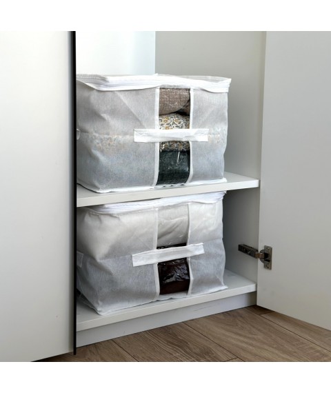 Spacious storage bag XM - 35*35*25 cm ORGANIZE (white)