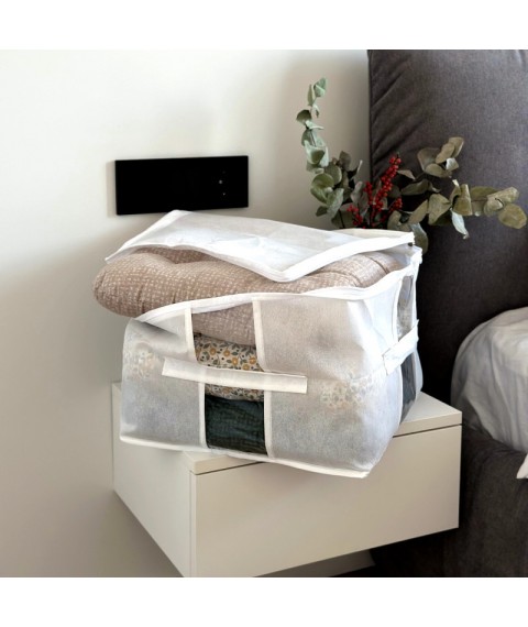 Spacious storage bag XM - 35*35*25 cm ORGANIZE (white)