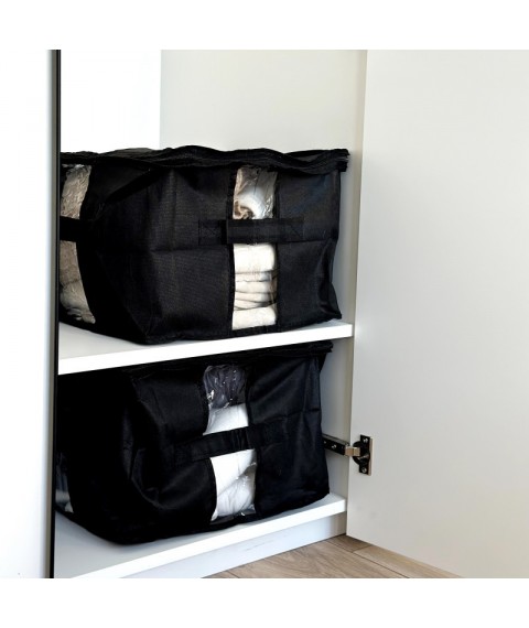 Spacious storage bag XM - 35*35*25 cm ORGANIZE (black)