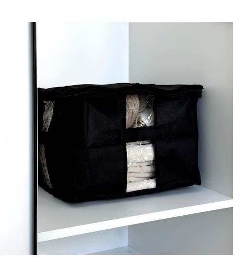 Spacious storage bag XM - 35*35*25 cm ORGANIZE (black)