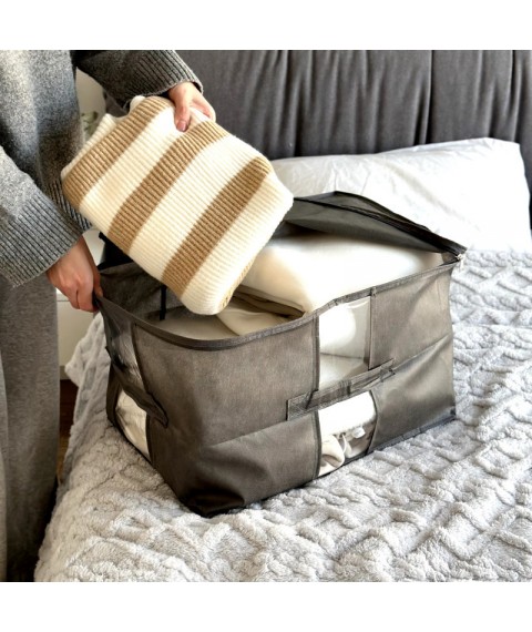 Large storage bag XL - 46*32*29 cm (gray)