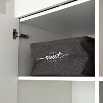 Кошик з оксфорду для зберігання речей "SWEET HOME" у розмірі M (сірий)