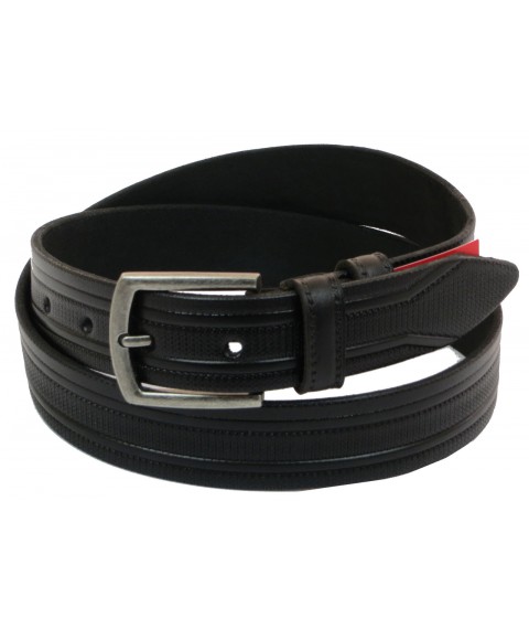 Men's belt for Skipper trousers, black 3.5 cm