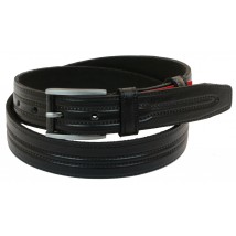 Men's belt for Skipper trousers, black 3.5 cm