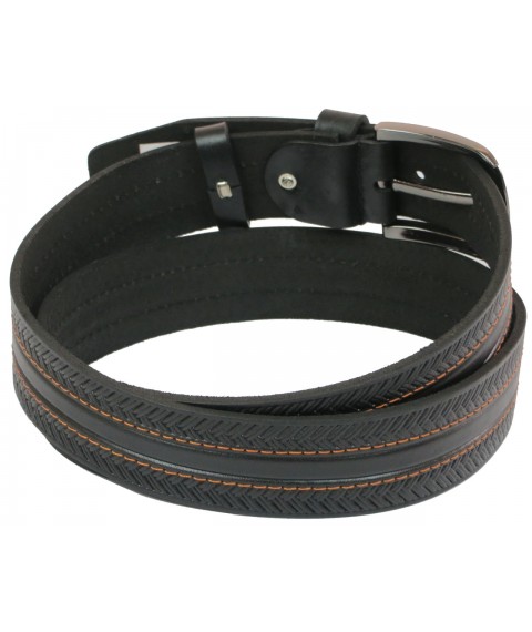 Belt for Skipper jeans black 4 cm
