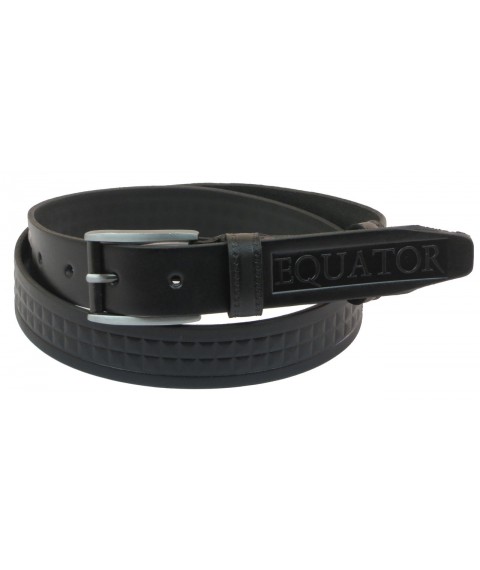 Men's belt for Skipper trousers, black 3.3 cm