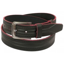 Skipper jeans belt, brown 3.8 cm