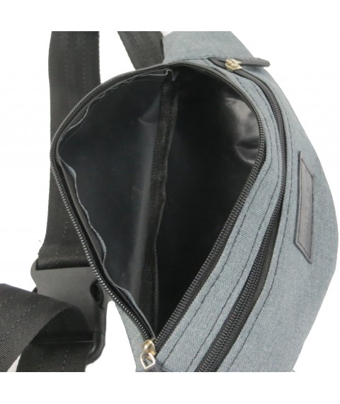 Wallaby belt bag, gray fabric