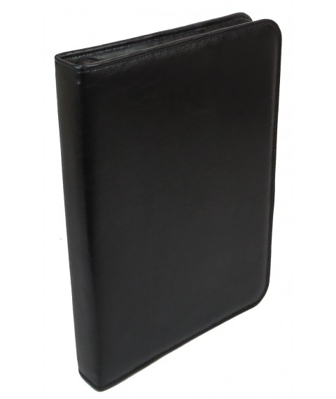 Exclusive black leatherette document folder