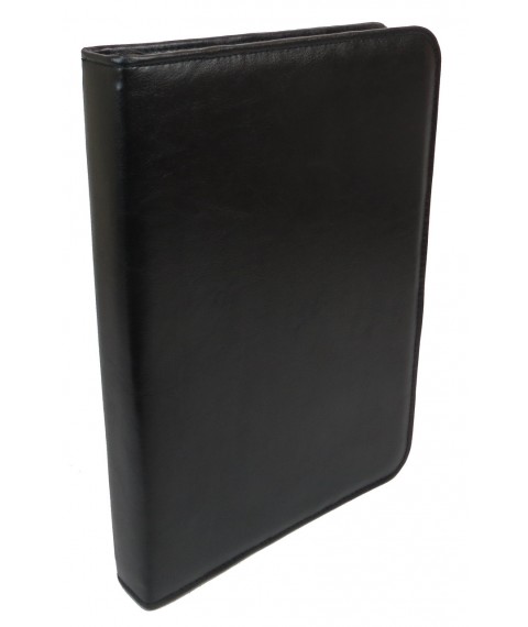 Exclusive black leatherette document folder