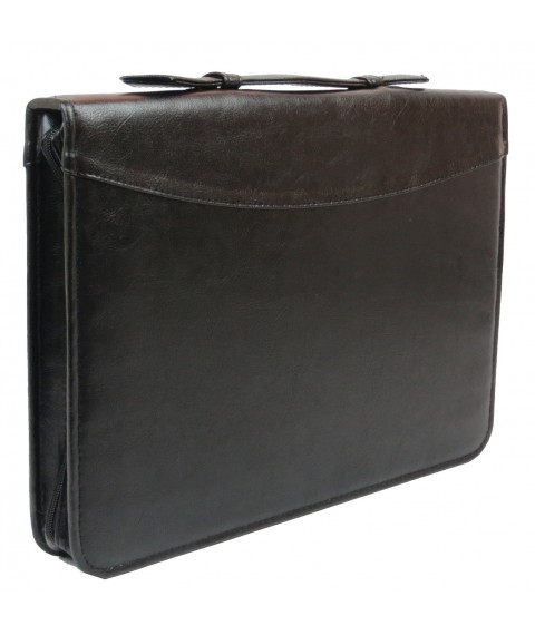 Exclusive leatherette business briefcase folder