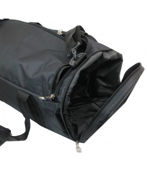 Спортивная сумка Wallaby тканевая черная на 28л