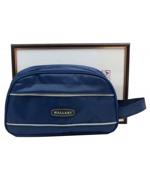 Travel cosmetic bag Wallaby blue