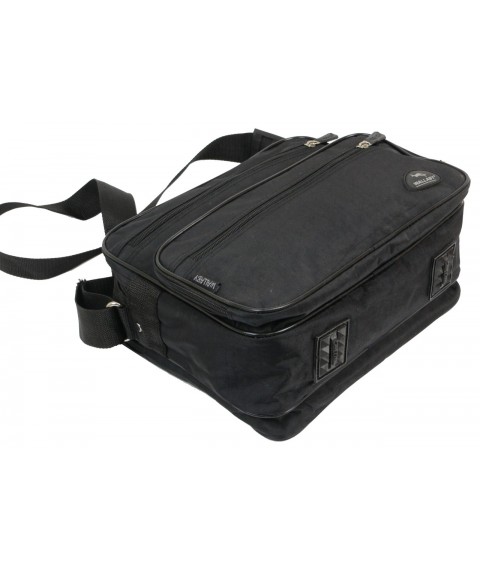 Men's bag, nylon briefcase Wallaby 2407 black