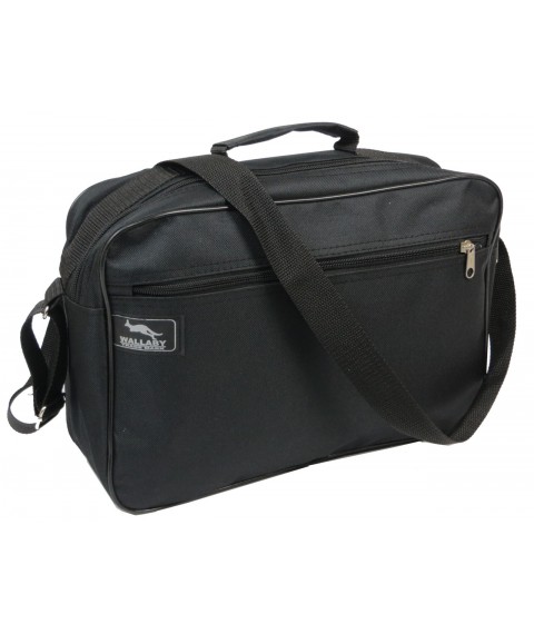 Men's bag, polyester conference bag Wallaby black
