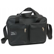 Men's double-handle polyester bag Wallaby black