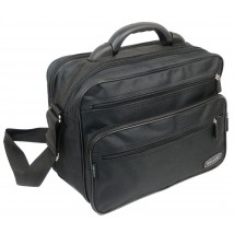 Мужская сумка, портфель из полиэстера Wallaby 2651 черная