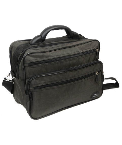 Black fabric Wallaby briefcase