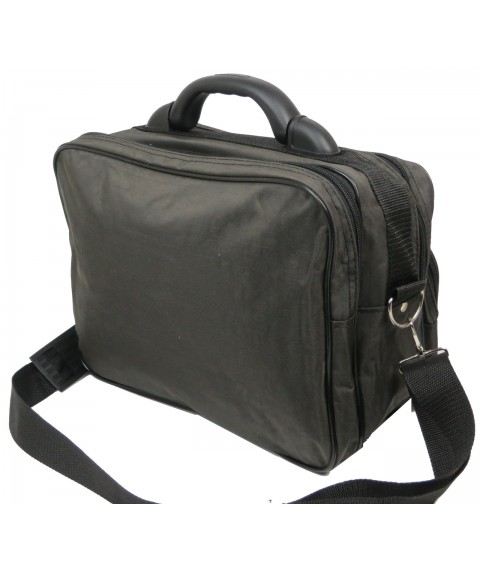 Black fabric Wallaby briefcase