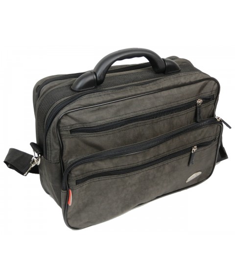 Durable men's briefcase, nylon bag Wallaby 26531 khaki