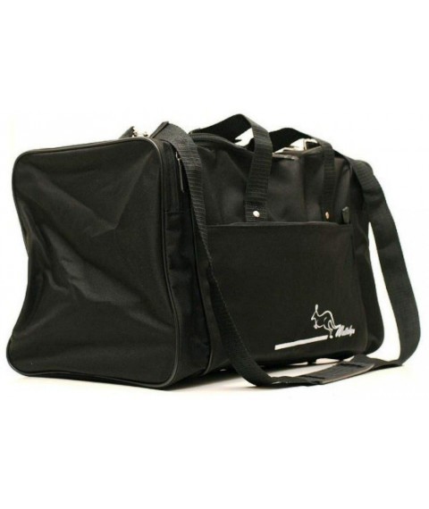 Medium travel bag 45L Wallaby black
