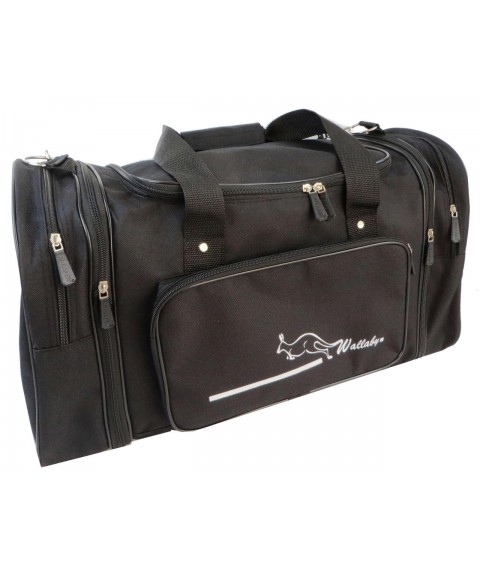 Travel bag with extension Wallaby 40 l black