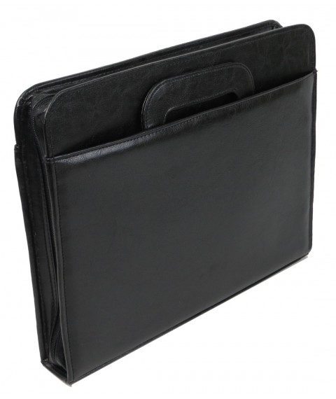 Folder, briefcase with two handles made of leatherette Exclusive