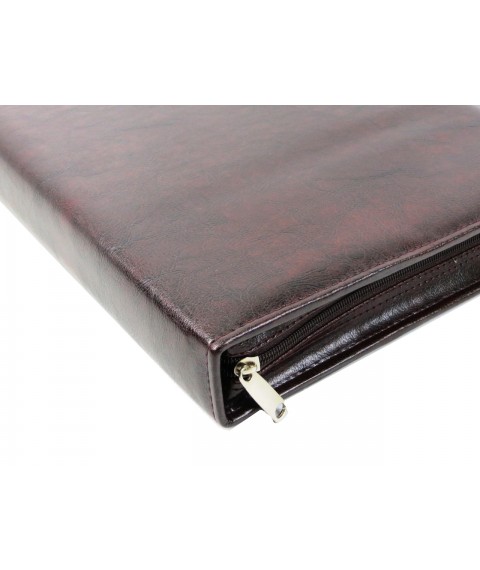 Exclusive leatherette document folder