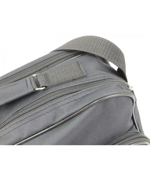 Men's bag with shoulder strap Wallaby, Ukraine 2130 black