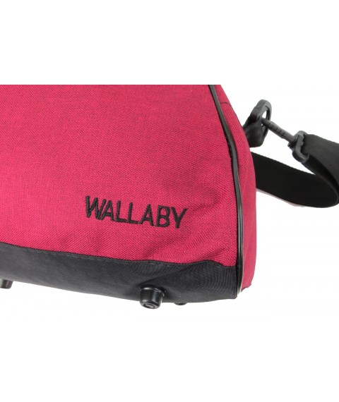 Жіноча спортивна сумка для фітнесу  Wallaby 16 л бордова