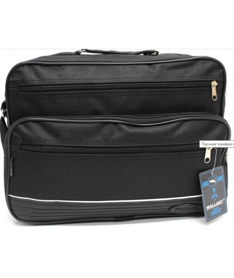 Men's bag, polyester briefcase Wallaby 2650 black