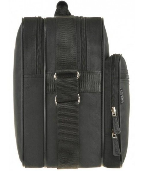 Мужская сумка, планшетка из полиэстера Wallaby черная 2431