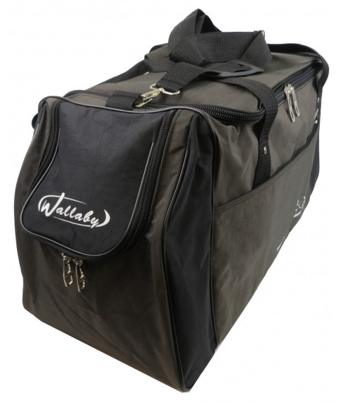 Duffel bag 59L Wallaby khaki with black 447-4