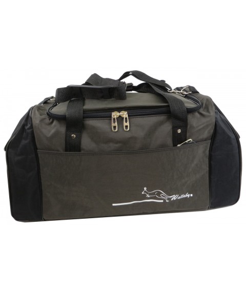 Спортивная сумка 59L Wallaby хаки с черным 447-4