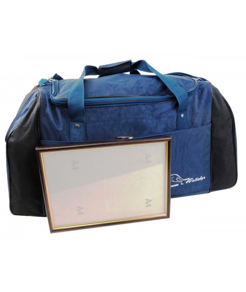 Sports bag 59L Wallaby blue and black