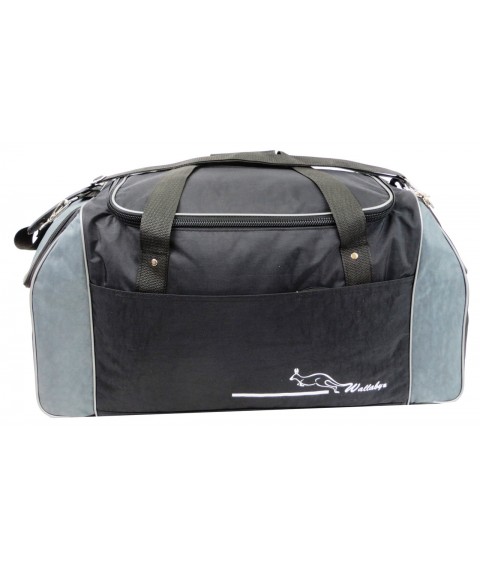 Sports bag 59L Wallaby, Ukraine black and gray