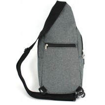 Рюкзак однолямочный на одно плечо 8 л Wallaby 112 серый
