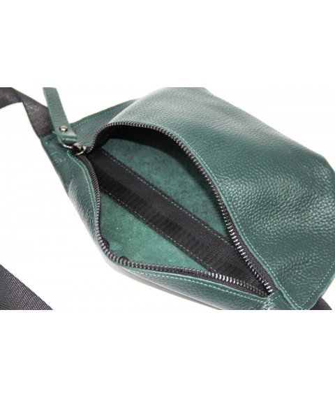 Women's belt bag Borsacomoda green