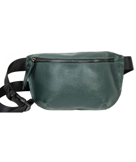 Женская сумка на пояс Borsacomoda зеленая