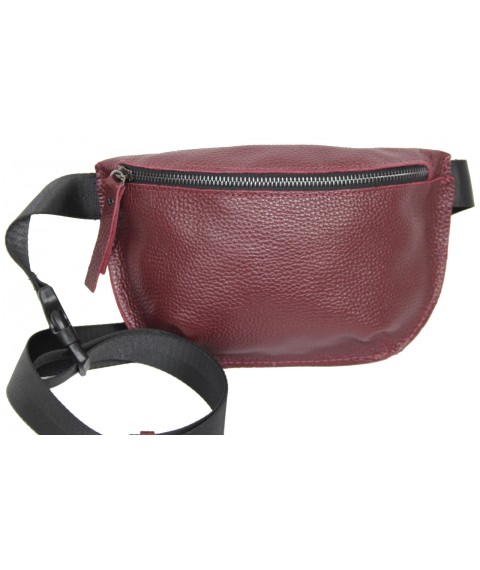 Women's belt bag Borsacomoda burgundy