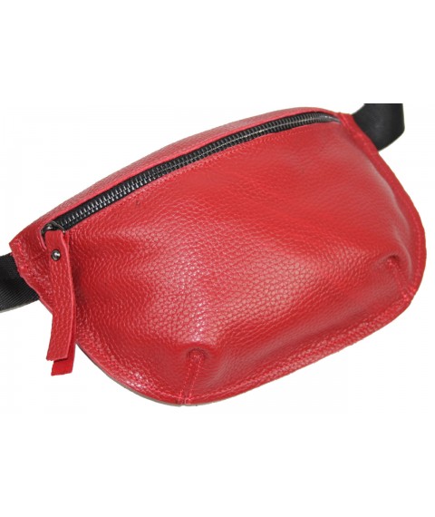 Women's belt bag Borsacomoda red