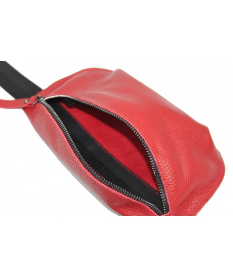Women's belt bag Borsacomoda red