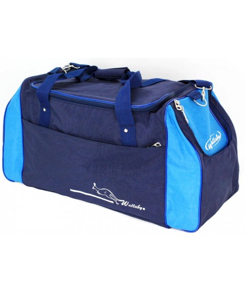 Sports bag 59L Wallaby blue with light blue 447-8